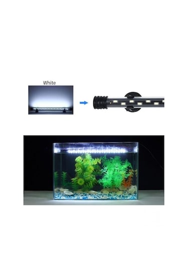 Akvaryum İçin Led Lamba Işık Beyaz+mavi Renk 30 Cm 1 Adet