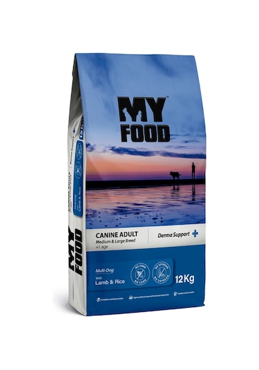 My Food Yetişkin Köpek Orta Ve Büyük Irk Kuru Maması Kuzulu Pirinçli - 12 Kg