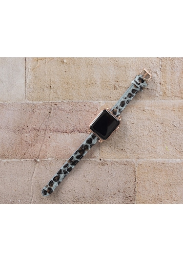 Apple Watch Uyumlu Deri Kordon 38-40-41mm Ferro Leo56n