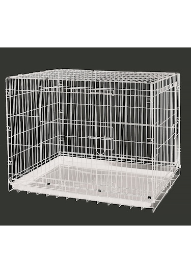 Semeglbl Dayang Köpek Kafesi Beyaz 108x69x77.5