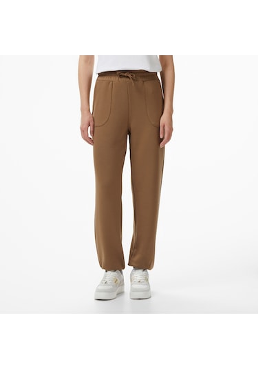 Nautica Kadın Kahverengi Regular Fit Eşofman Altı Düz 47k308t Kahverengi
