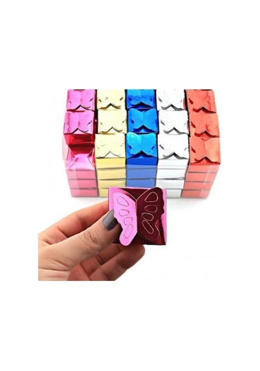 Evsay Kına Gecesi Kelebek Kına Hediyelik Kına 100 Adet Kına Malzemeleri