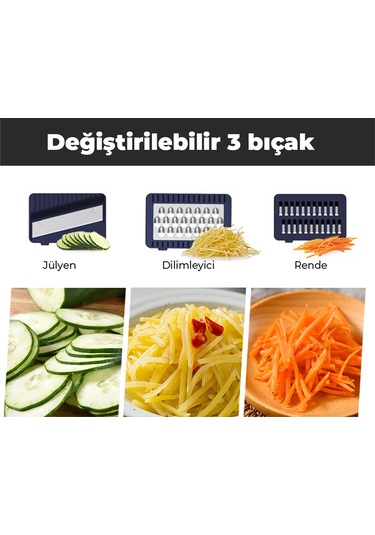 Fabcio Magicmom Mutfak Rendesi Seti Beyaz - Lacivert