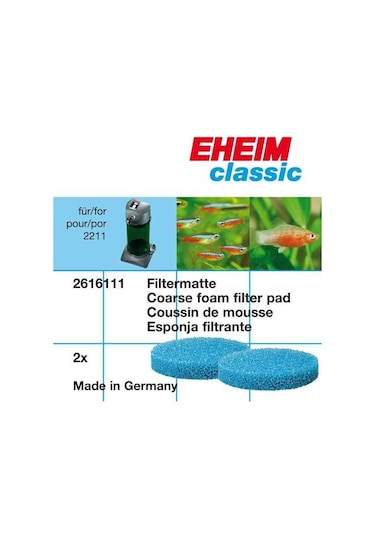 Eheim 2211 Yedek Mavi Sünger 2 Adet