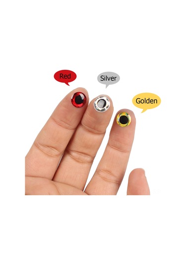 Springsun 3d Epoksi Balık Gözleri - 100 Adet 3-12mm Çeşitli Boyutlarda Yapay Yem Aksesuarı