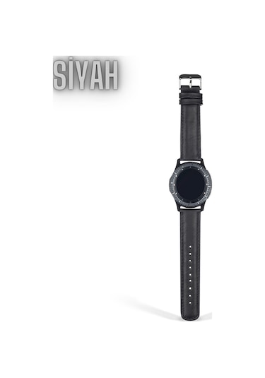 Vagave Samsung Uyumlu Active / Watch / Gear 20 Mm / 22 Mm Deri Kordon (482085373)
