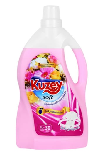 Kuzey Extra Konsantre Çamaşır Yumuşatıcısı Çiçek Bahçesi 3 Lt Tekli
