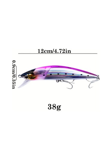 Fochsia Geylol 4 Adet Smng 12cm 38g Dalgıç Yüzey Yemleri Tatlı Ve Tuzlu Su İçin