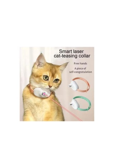 Mara Şarjlı Lazerli Kedi Tasması 10 Cm
