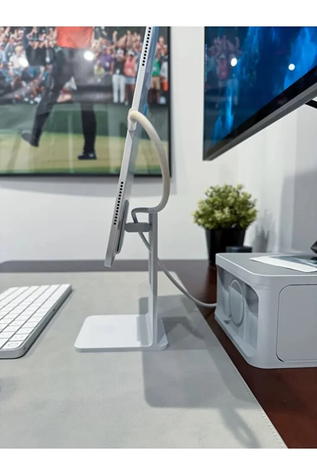 Apple Uyumlu iPad Studio Standı Minimal Tablet Çalışma Ve Çizim Standı