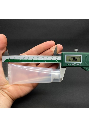 Şeffaf Boş Krem Tüpü 50ml , Vidalı Kapaklı Merhem Tüpü , Şeffaf Lipgloss Tüp 50 Ml X 3 Adet