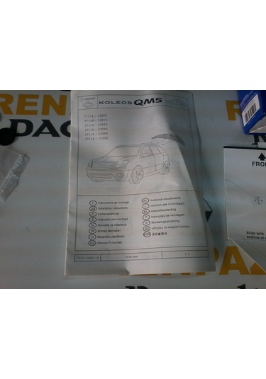 Renault Koleos Arka Bagaj Rüzgarlığı 7711423562