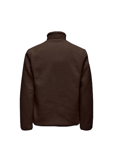 Only & Sons Dallas Life Erkek Kahverengi Polar Ceket 22025599-cbn Kahverengi