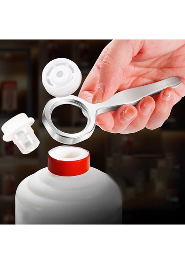 Suntek Ev Eğlencesi Için Şık Paslanmaz Şarap Açacağı Seti Gümüş