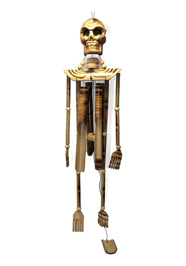 Ahşap İskelet Figürü No:1 - 9087901693686ynt