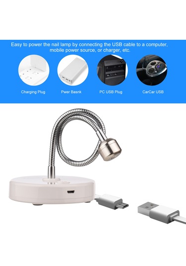 Yifomall Mini Uv Led Tırnak Kurutma Lambası - Hızlı Kuruma, Taşınabilir Ve Şarjlı