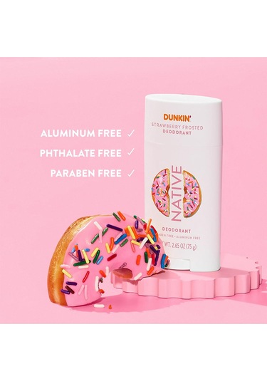 Native Dunkin Strawberry Frosted Alüminyumsuz Stick Deodorant 75gr