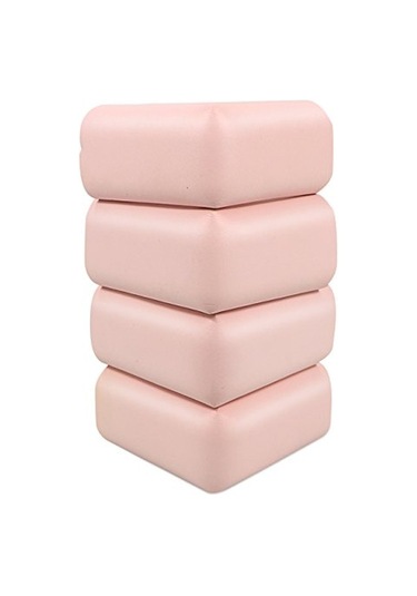 Agubugu Baby - Kauçuk Köşe Koruyucu - Pembe 4 Adet