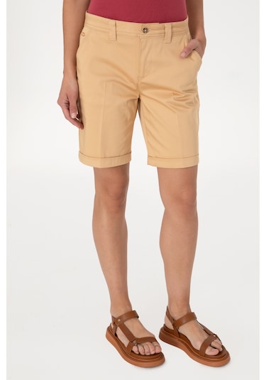 U.s. Polo Assn. Kadın Camel Şort / Bermuda 50299160-vr015 Camel