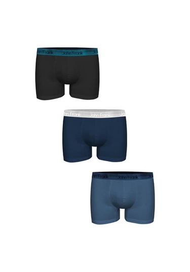 John Frank Premium Erkek Boxer Jf3bpb01 Çok Renkli