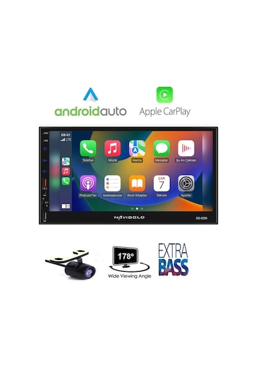 Navigold Ds-6250 Uyumlu Car Play Özellikli Teyp Multimedya Ful Hd