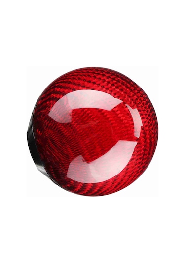 Moveevo Kırmızı Metal Evrensel Vites Topu, 3 Adaptörlü 7mm,9mm,9mm , Dayanıklı Malzeme, Manuel Vitesli Araçlar İçin Sk026-1 Kırmızı