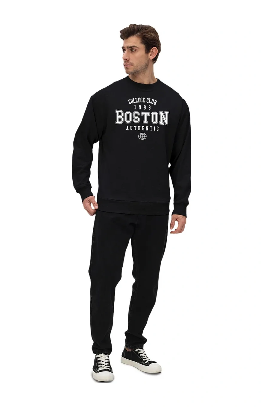 Unıquıre Oversize Sweatshirt 280207023 Siyah