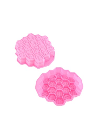 Shineyee Pembe Arı Bal Çekirdeği Silikon Kalıp - Dayanıklı, Temizlenmesi Kolay, -40 C/+220 C Sıcaklık Dayanımı Diğer