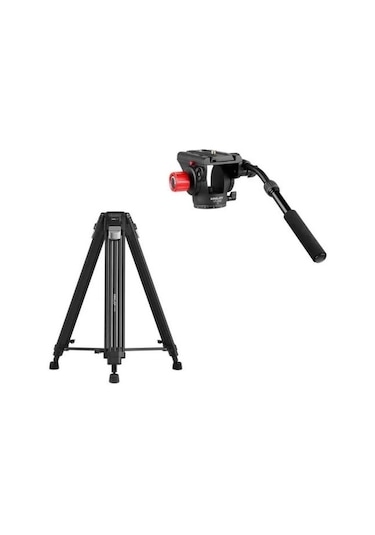 Kingjoy Vt-3500s+vt3520 Profesyonel Video Tripod