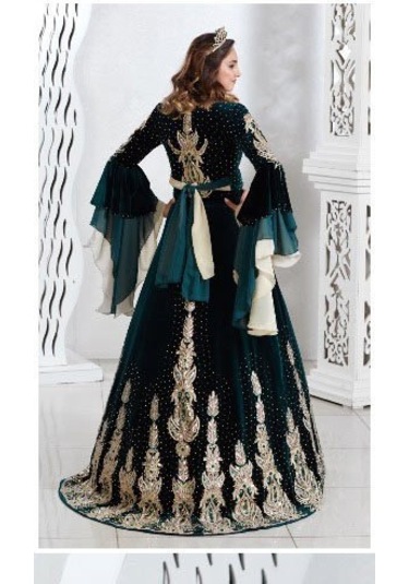 Ceyyiz 5 Parça Kaftan Bindallı Kına Elbisesi Sidra