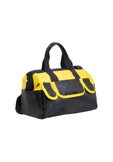 Dofolink 17" Sarı Kalın Su Geçirmez Kumaş Elektrikçi Tamirat Çanta - Dayanıklı Kumaş, Büyük Kapasite, El Taşıma Askı Yok