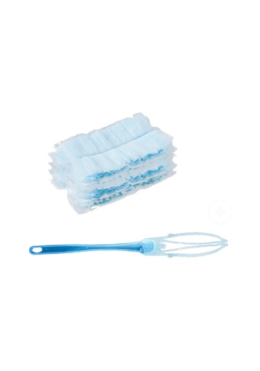 Homyl Duster Yedekler Pratik Elektrostatik Panjur Mobilya Saplı Mavi