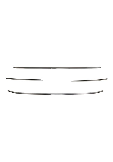 Ford Transit Uyumlu 2019 Ve Üzeri Krom Ön Panjur 4 Parça Paslanmaz Çelik