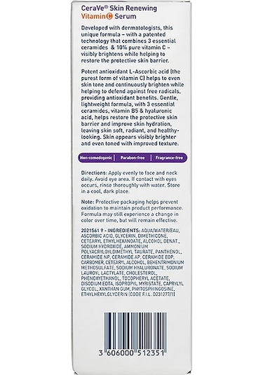 Cerave Skin Renewing Vitamin C Serum 30 ML