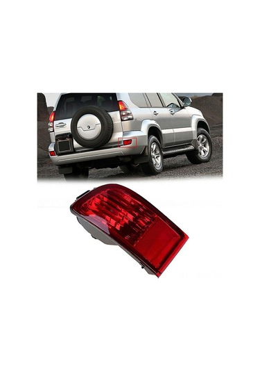 Honmex Toyota Land Cruiser Prado 120 Serisi 2002-2009 Sağ Arka Tampon Lambası - Yüksek Kalite Abs Malzeme, Kolay Kurulum