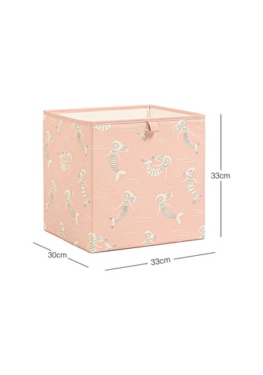Ocean Home Textile Çocuk Odası Deniz Kızı Kutu 33 x 30 x 33 CM