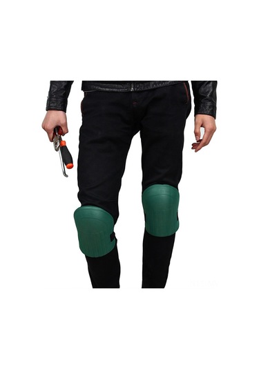 Moveevo Evaplastik Çiftli Dizlikler - Bahçe Çalışmaları, Zemin Temizliği Ve Tuğla Yapımı İçin Koruyucu Knee Pads Sarı Renk