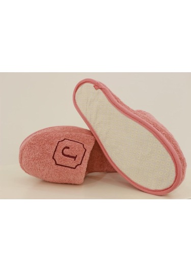 J Harf Havlu Banyo Ev Otel Lohusa Terliği Kalın Taban Terlik