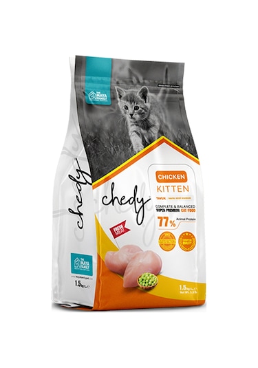Chedy Tavuklu Yavru Kedi Maması 1500 G