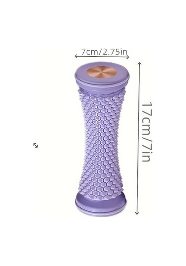 Ankatek Derin Masaj Rulosu, Gri Fitness Aleti, Ayak Taşları Kas Gevşetici, Fasyalar Ve Sinirler İçin Gri Gri