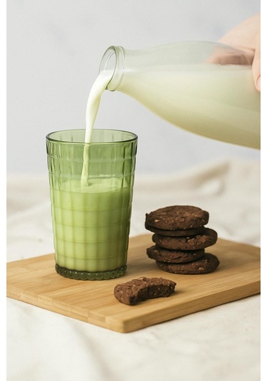 Allegra Koyu Yeşil Akrilik Bardak 400 Ml Su, Meşrubat, Sunum Ve Kahve Yanı İçin Cam Değildir K