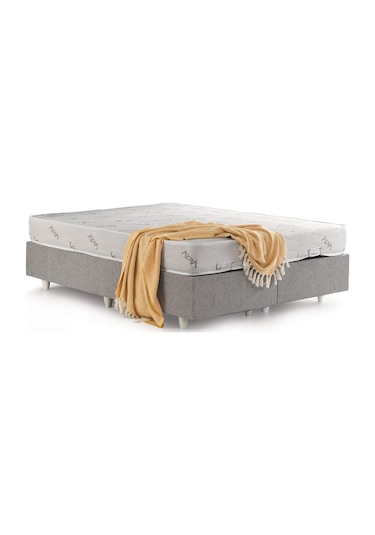 Azrayatakmobilya Çift Kişilik Yatak+baza+başlık Ortopedik Yatak 150 x 200 CM