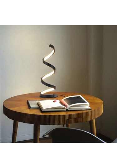 River World Gece Lambası Spiral Kıvrımlı Çok Renkli