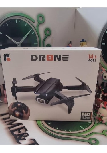 R09-s Cift Bataryalı Taşıma Çantalı Ekranlı Kumandalı Drone Kulaklık Hediyeli
