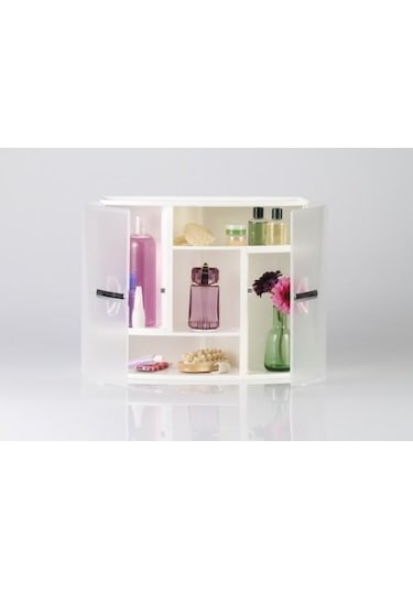 Primanova 084 Banyo ve Ecza Dolabı Naturel Kapaklı