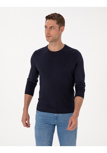 Pierre Cardin Erkek Lacivert Kazak /triko 50315717-vr033 Lacivert