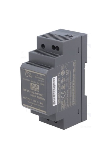 Meanwell Hdr-30-12 ,110..220vac 12vdc/2a Güç Kaynağı