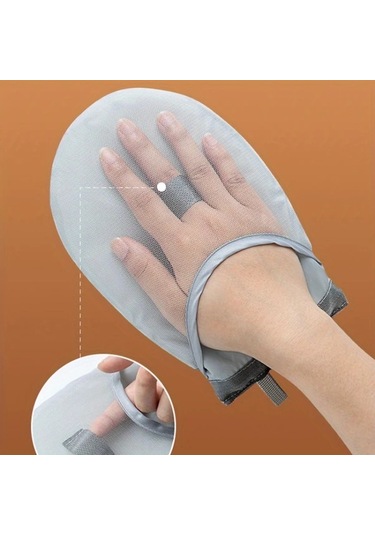 Fochsia Mini Ütü Tahtası Taşınabilir Mavi Kare Desenli Anti-sıçrama Ev Ütü Masası