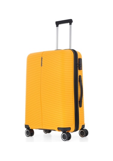 Ççs 5224 Polipropilen Büyük Boy Valiz-sarı Sarı
