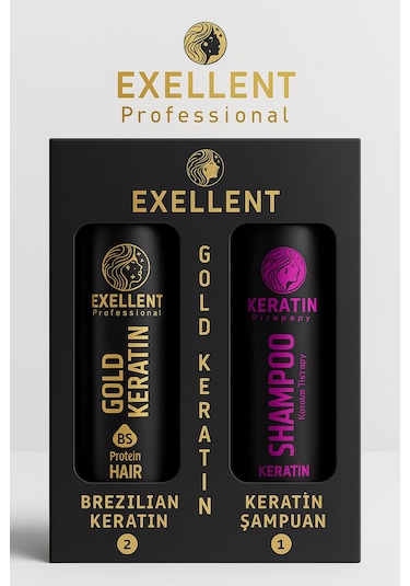 Exellent Brezilya Keratin Ve Şampuanı Tüm Saç Tipleri